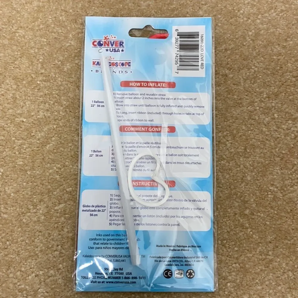 Love Balloons - Air fill (not helium) 5 pack!
